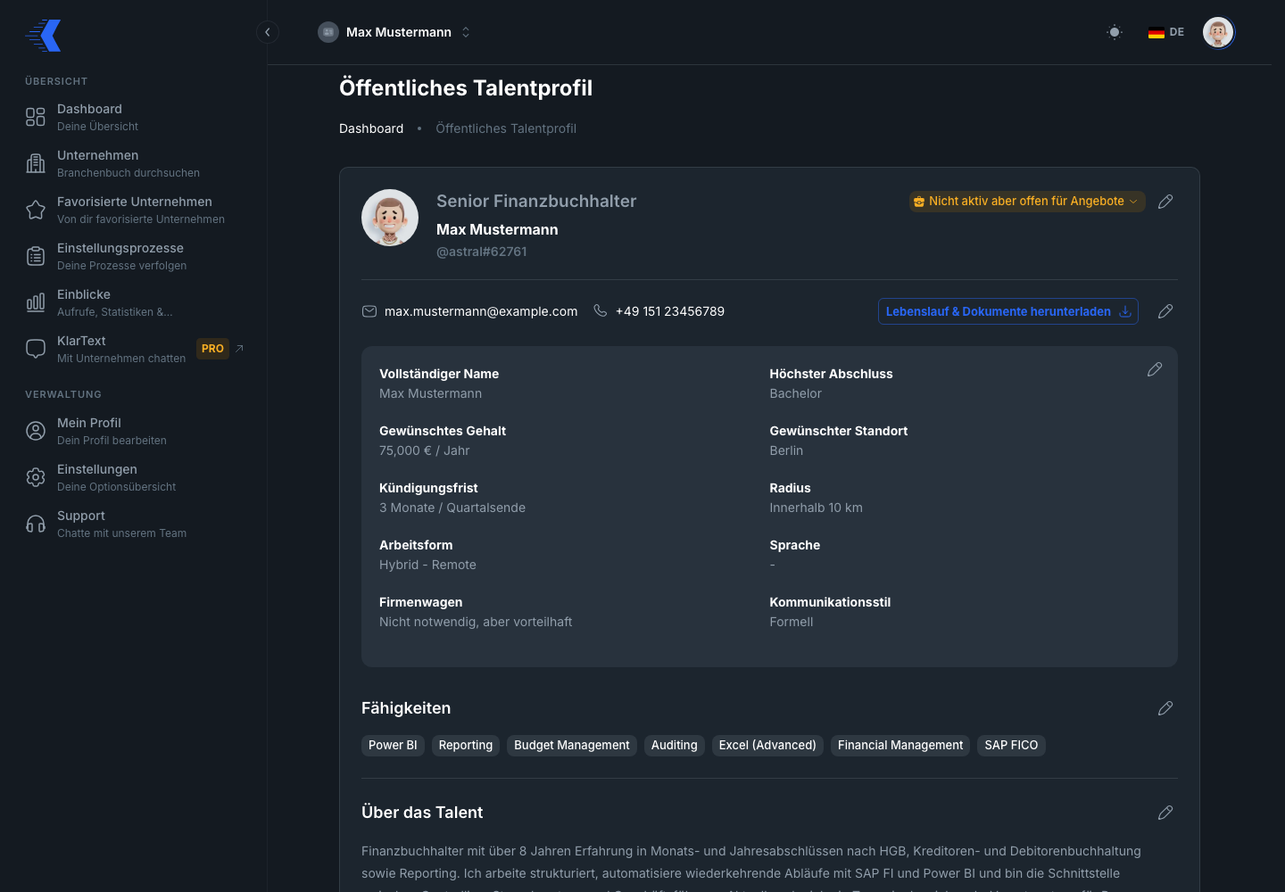Offen für Neues?