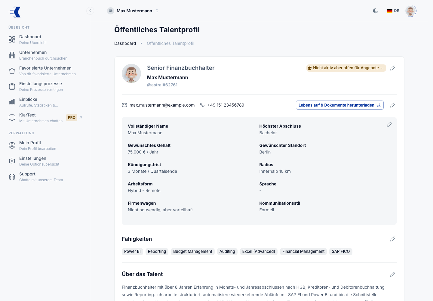 Offen für Neues?